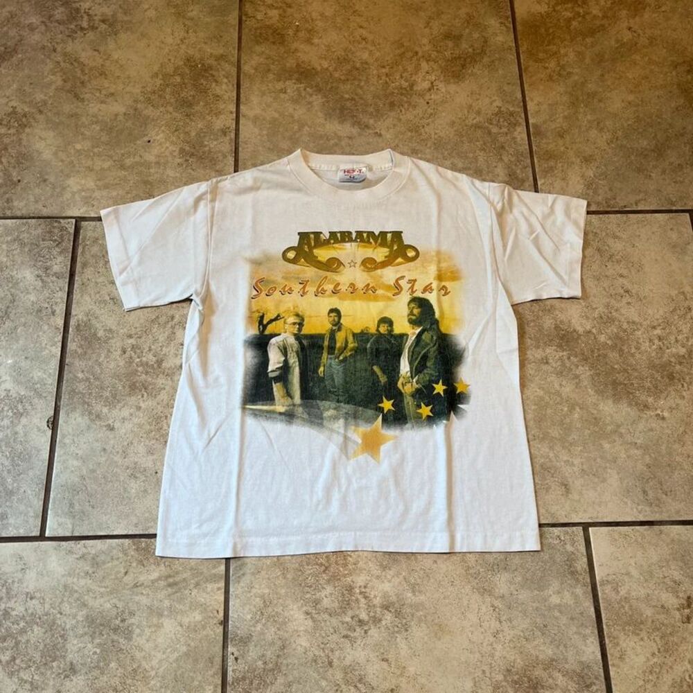Vintage 1989 Alabama Southern Star Tour T-Shirt | Single Stitch HEF-T Size M